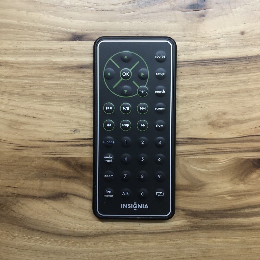 Original Insignia RC-1719 Dual Screen DVD Remote ES06360 NS-MVDS7 NS-MVDS9